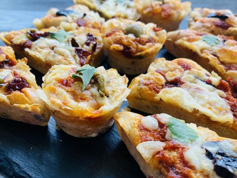 Cliquez pour zoomer ! Muffins salés façon pizza Thermomix par laouada
