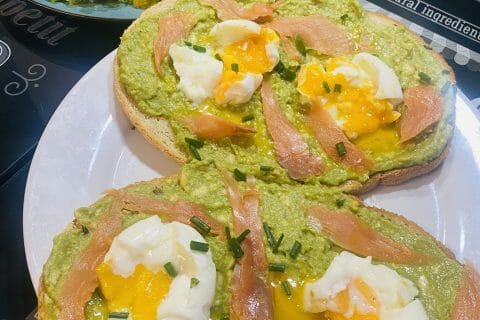 Cliquez pour zoomer ! Tartine avocat et oeuf mollet Thermomix par laouada