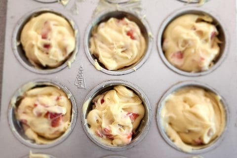 Cliquez pour zoomer ! Muffins aux fraises Thermomix par Cofike