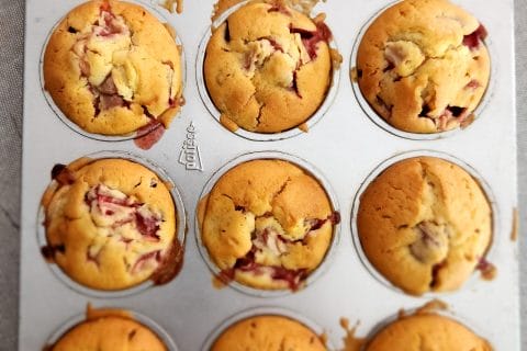 Cliquez pour zoomer ! Muffins aux fraises Thermomix par Cofike