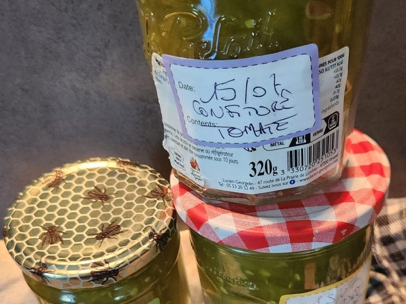 Cliquez pour zoomer ! Confiture de tomates vertes Thermomix par Cofike