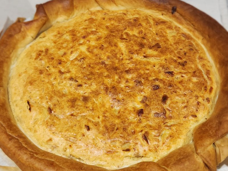 Cliquez pour zoomer ! Tarte feuilletée aux oignons Thermomix par Cofike