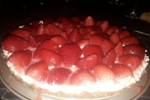 Cliquez pour zoomer ! Tarte aux fraises sans cuisson Thermomix par loriane_2