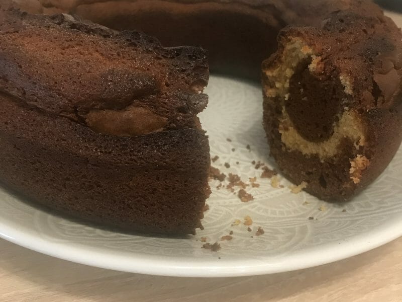 Cliquez pour zoomer ! Marbré au chocolat Thermomix par Karo