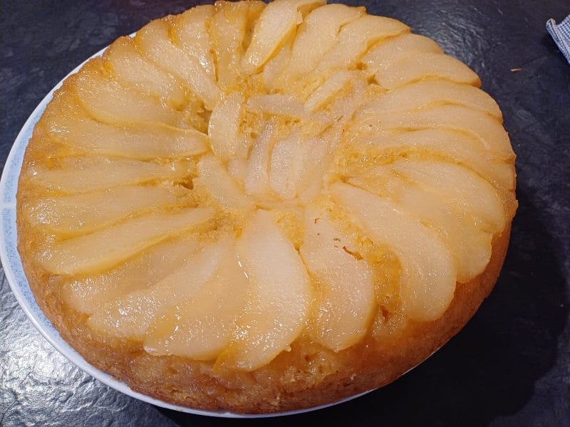 Cliquez pour zoomer ! Gâteau renversé aux poires Thermomix par sylfred