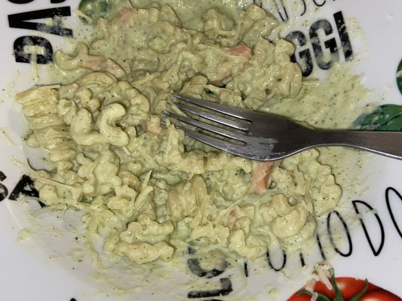 Cliquez pour zoomer ! Farfalle à la crème de courgettes Thermomix par karen_7