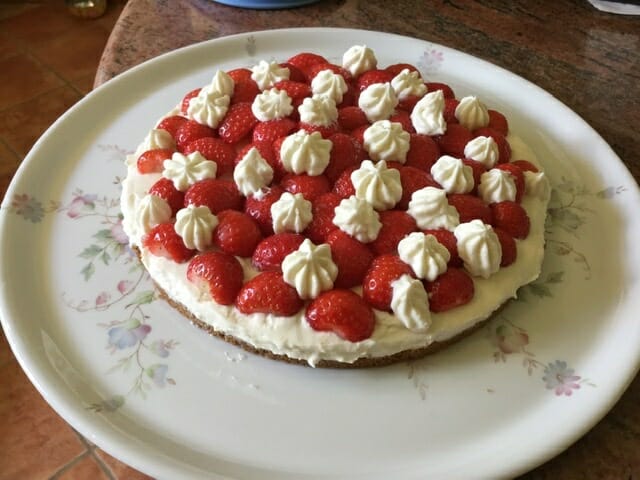 Cliquez pour zoomer ! Tarte aux fraises sans cuisson Thermomix par Marie-Astrid