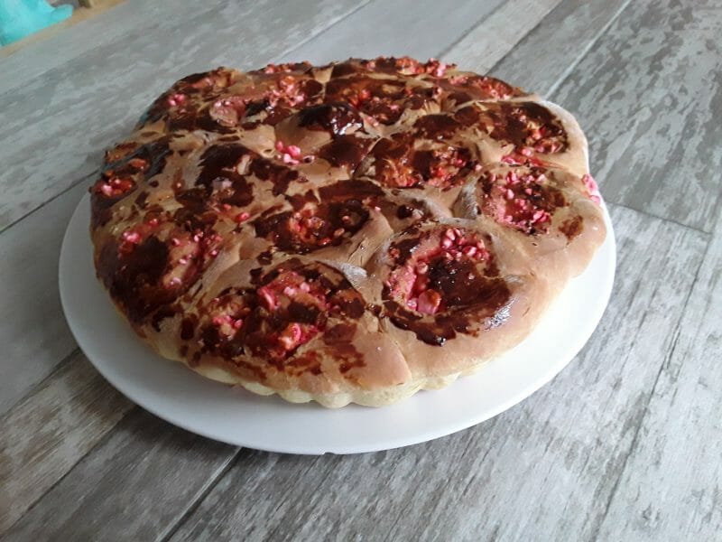 Cliquez pour zoomer ! Brioche aux pralines roses Thermomix par Stef_du_01