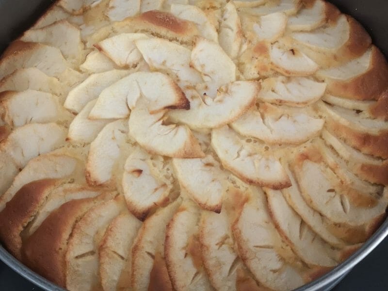 Cliquez pour zoomer ! Gâteau aux pommes et mascarpone Thermomix par Alex mi