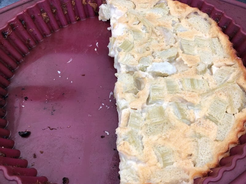 Cliquez pour zoomer ! Clafoutis à la rhubarbe Thermomix par christine_45