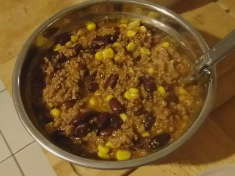 Chili con carne au Thermomix Cookomix