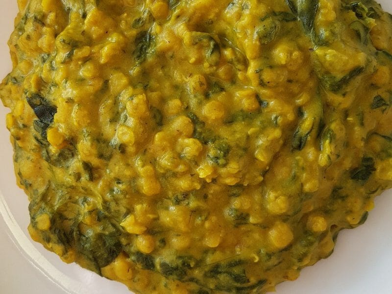 Cliquez pour zoomer ! Dhal d’épinards et de lentilles corail Thermomix par frederique_13