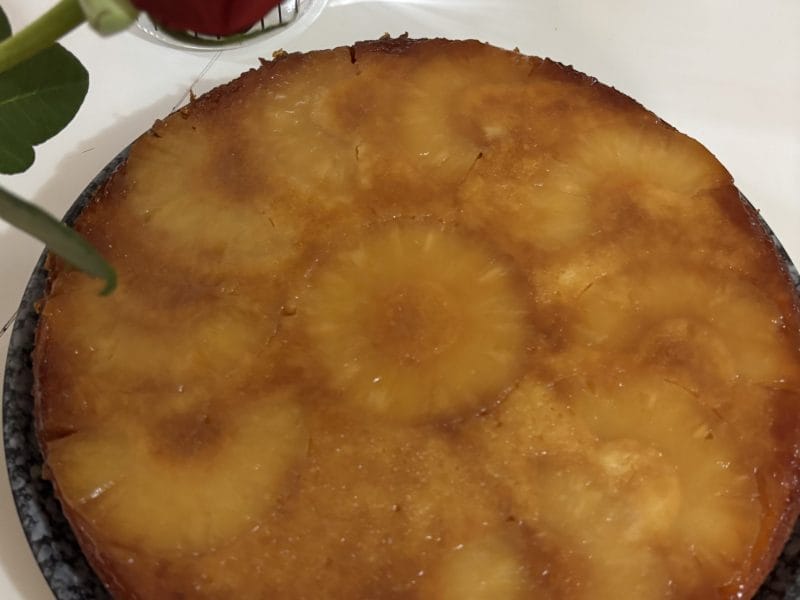 Cliquez pour zoomer ! Gâteau renversé à l’ananas Thermomix par sabrina_83