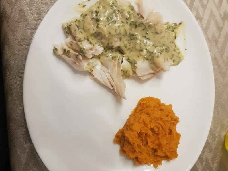 Cliquez pour zoomer ! Filet de cabillaud et sa sauce persillée Thermomix par brina02
