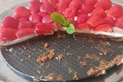 Cliquez pour zoomer ! Tarte aux fraises sans cuisson Thermomix par brina02