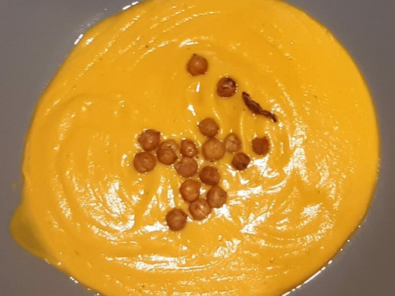 Velouté de patate douce au lait de coco au Thermomix - Cookomix