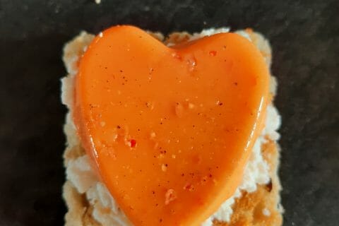 Cliquez pour zoomer ! Dômes à la mousse de poivrons et chèvre frais Thermomix par vanessa_77