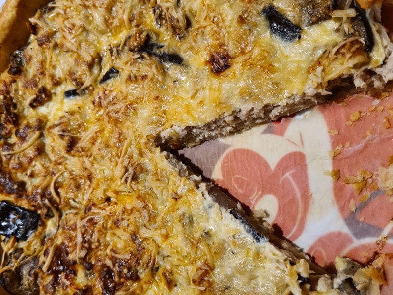 Cliquez pour zoomer ! Quiche thon et aubergines Thermomix par vanessa_77