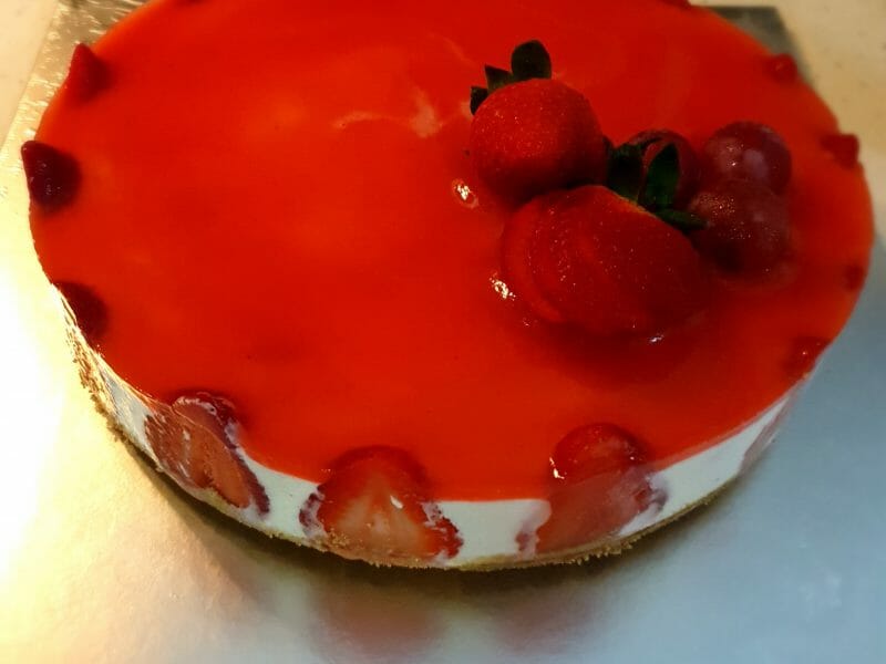 Cliquez pour zoomer ! Bavarois aux fraises Thermomix par cressy