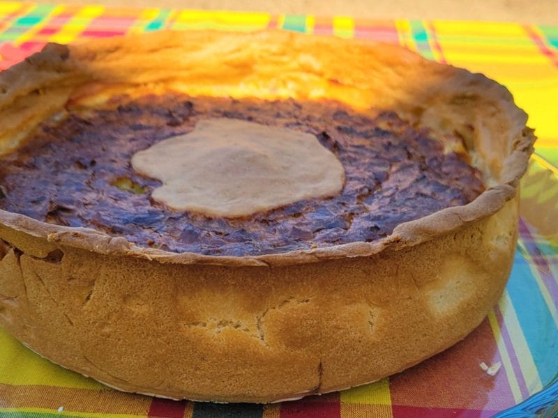 Cliquez pour zoomer ! Gâteau poireaux, lardons et fromage Thermomix par vjvj