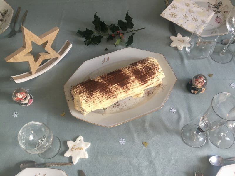 Cliquez pour zoomer ! Bûche Tiramisu Thermomix par Ac