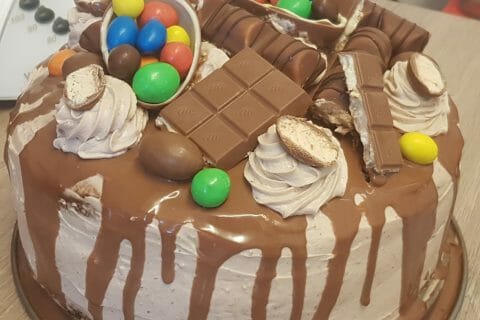 Cliquez pour zoomer ! Layer cake Kinder Bueno Thermomix par marlenelog
