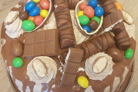 Cliquez pour zoomer ! Layer cake Kinder Bueno Thermomix par marlenelog