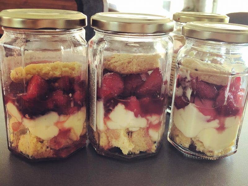 Cliquez pour zoomer ! Tarte aux fraises destructurée Thermomix par aurelie2211