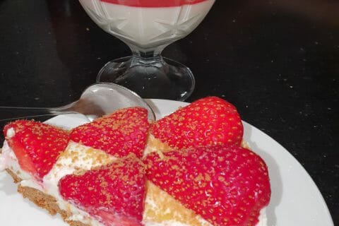 Cliquez pour zoomer ! Tarte aux fraises sans cuisson Thermomix par Sabah
