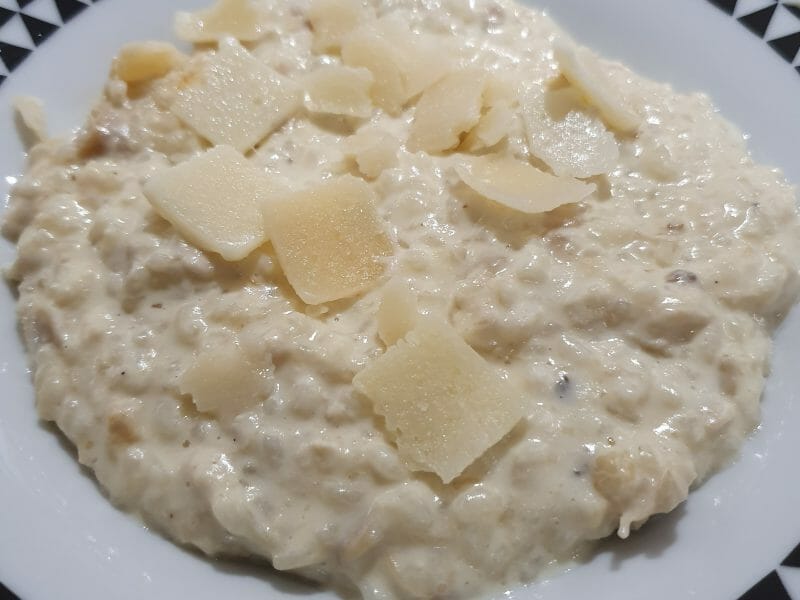 Cliquez pour zoomer ! Risotto poulet et champignons Thermomix par Sabah
