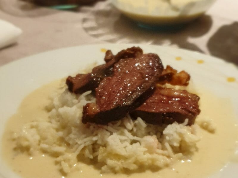 Cliquez pour zoomer ! Magret de canard sauce au poivre blanc Thermomix par rajaonella