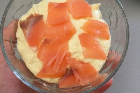 Cliquez pour zoomer ! Mousse d’asperges au saumon fumé au Thermomix