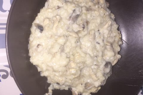 Cliquez pour zoomer ! Risotto poulet et champignons au Thermomix