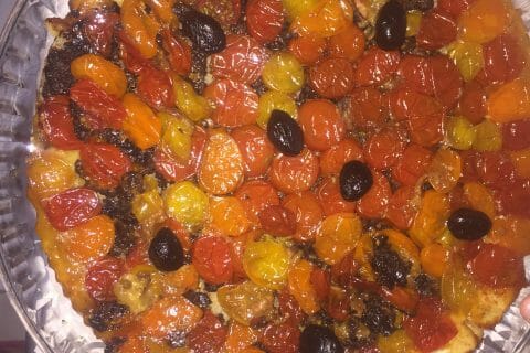 Cliquez pour zoomer ! Tatin de tomates cerises à la tapenade au Thermomix