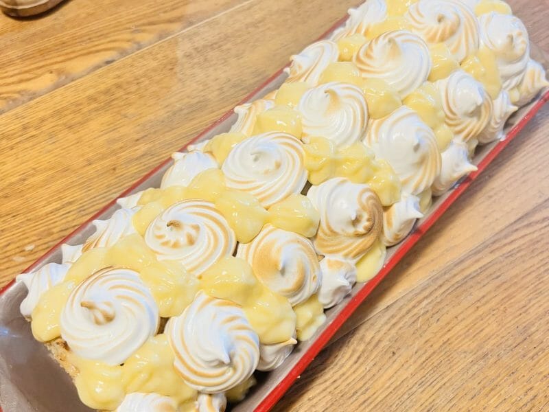 Cliquez pour zoomer ! Bûche au citron meringuée Thermomix par marine_105