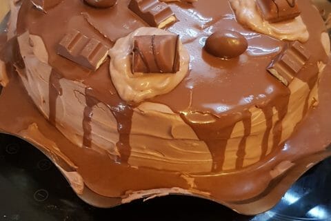 Cliquez pour zoomer ! Layer cake Kinder Bueno Thermomix par manonsohan