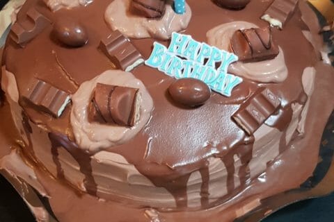 Cliquez pour zoomer ! Layer cake Kinder Bueno Thermomix par manonsohan