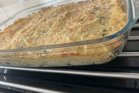 Cliquez pour zoomer ! Gratin de perles, saumon et courgettes Thermomix par tracy_3