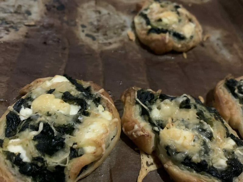 Cliquez pour zoomer ! Spirales feuilletées épinards et feta Thermomix par chacha88300