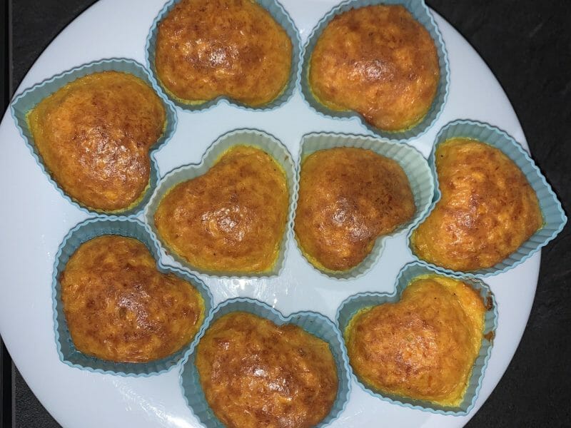 Cliquez pour zoomer ! Flans de potiron au parmesan Thermomix par chacha88300