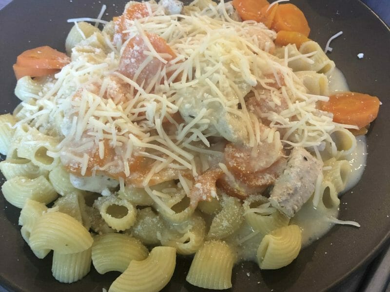 Cliquez pour zoomer ! Blancs de poulet sauce moutarde et curry Thermomix par Elodie83500