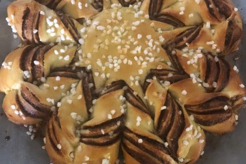 Cliquez pour zoomer ! Brioche étoilée au Nutella Thermomix par Elodie83500