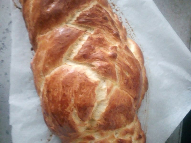 Cliquez pour zoomer ! Brioche tressée à la mie filante Thermomix par karyn_2