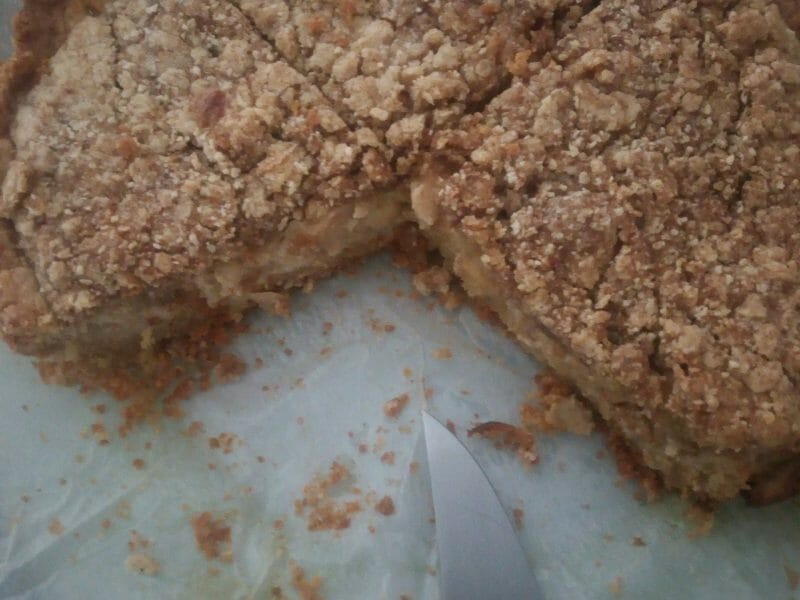 Cliquez pour zoomer ! Tarte aux pommes façon crumble Thermomix par karyn_2