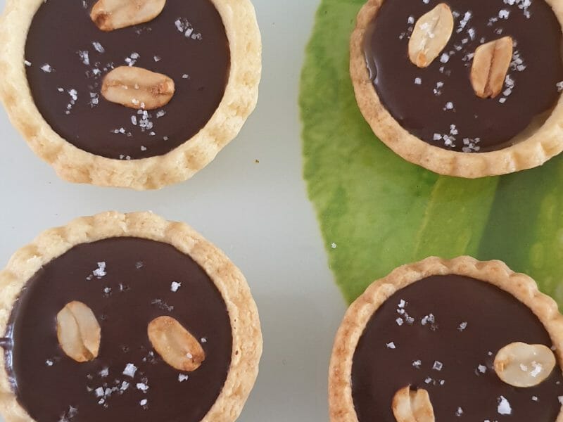 Cliquez pour zoomer ! Tartelettes chocolat et caramel beurre salé Thermomix par emineb