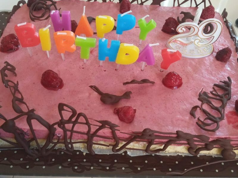 Cliquez pour zoomer ! Bavarois aux framboises Thermomix par Celia-27