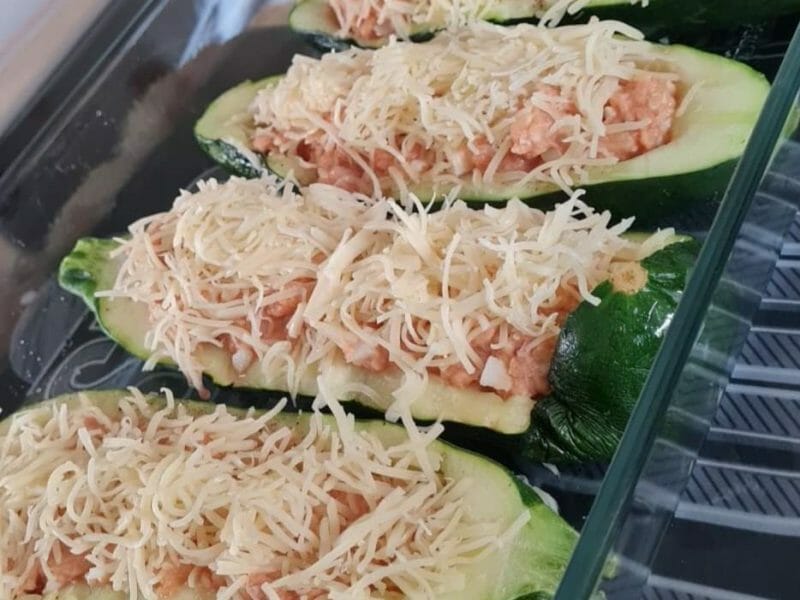Cliquez pour zoomer ! Courgettes farcies au thon Thermomix par aurore.daslv