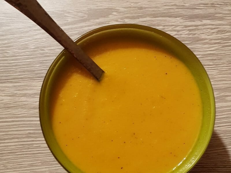 Cliquez pour zoomer ! Velouté carottes et navets au curry Thermomix par mitsou93