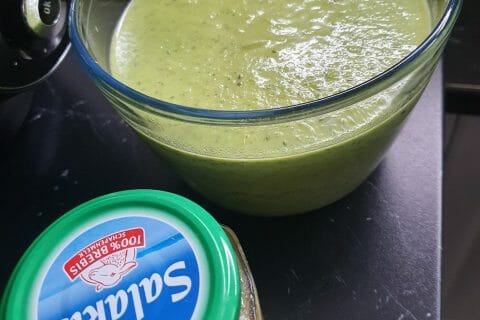 Cliquez pour zoomer ! Velouté de courgettes, petits pois et basilic Thermomix par kadrouchkaa