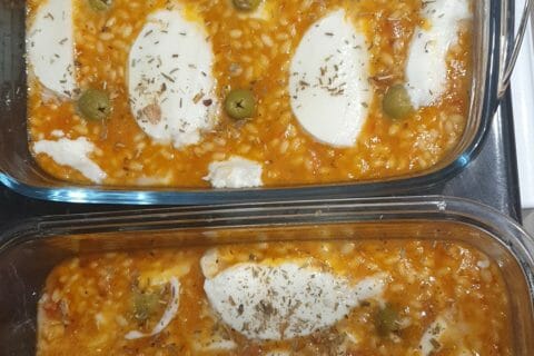 Cliquez pour zoomer ! Gratin de riz façon pizza Thermomix par kadrouchkaa